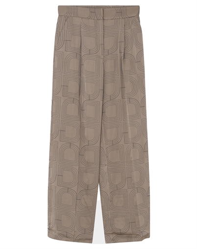 Day Birger et Mikkelsen - Phoebe Fluid Viscose Stitch Bukser - Walnut